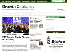 Tablet Screenshot of growthcapitalist.com